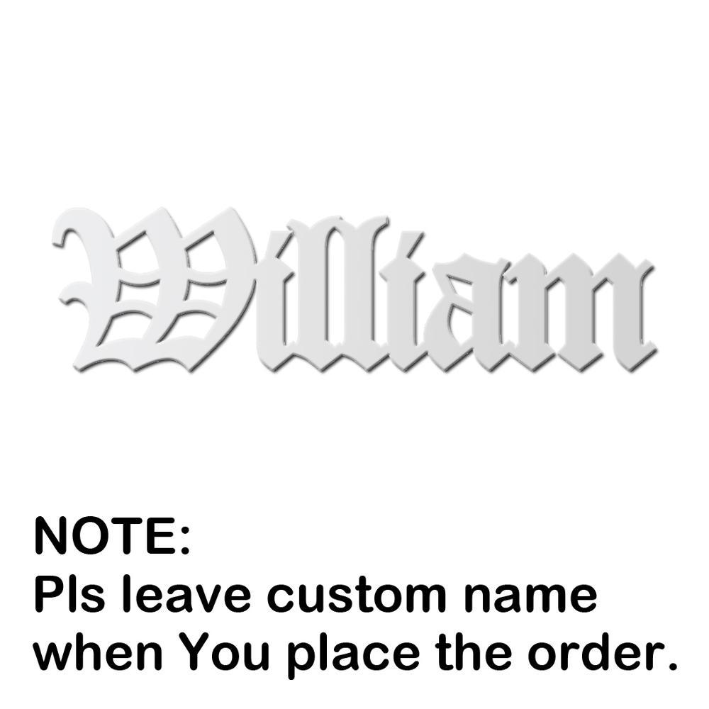 Custom Name Necklace – Full Diamond Letter Pendant in Titanium Steel