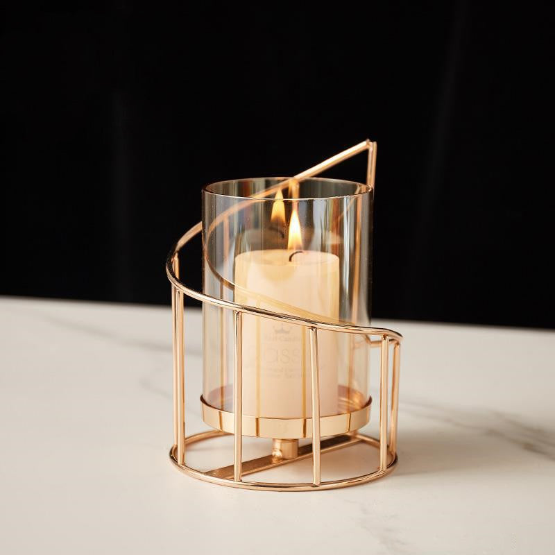 Nordic Romantic Candle Holder – Modern Scandinavian Decor for Cozy Home Ambience