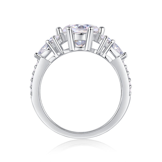 Luxury Moissanite Ring Ethically-Crafted Sparkle & Brilliance
