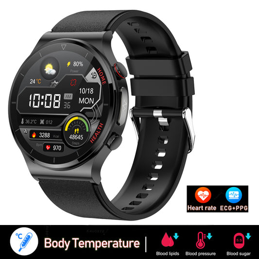 LuxTrack™ Luxury Smartwatch with AMOLED Display & Health Monitoring