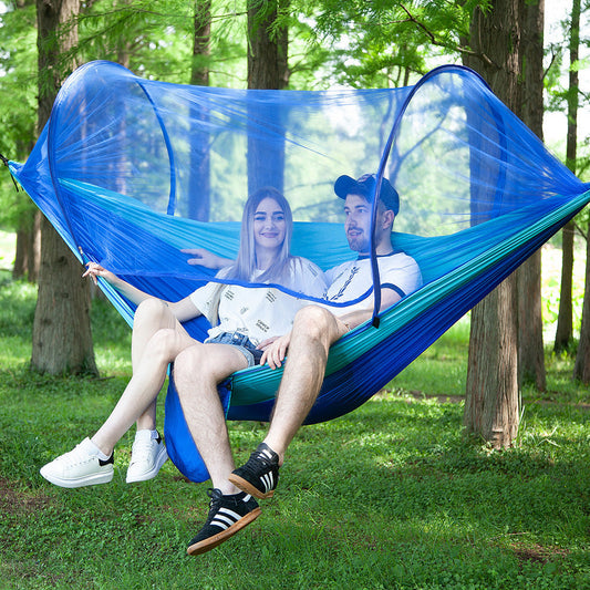 Why the Fully Automatic Quick Opening Hammock with Mosquito Net Is a Must-Have for Outdoor Lovers
