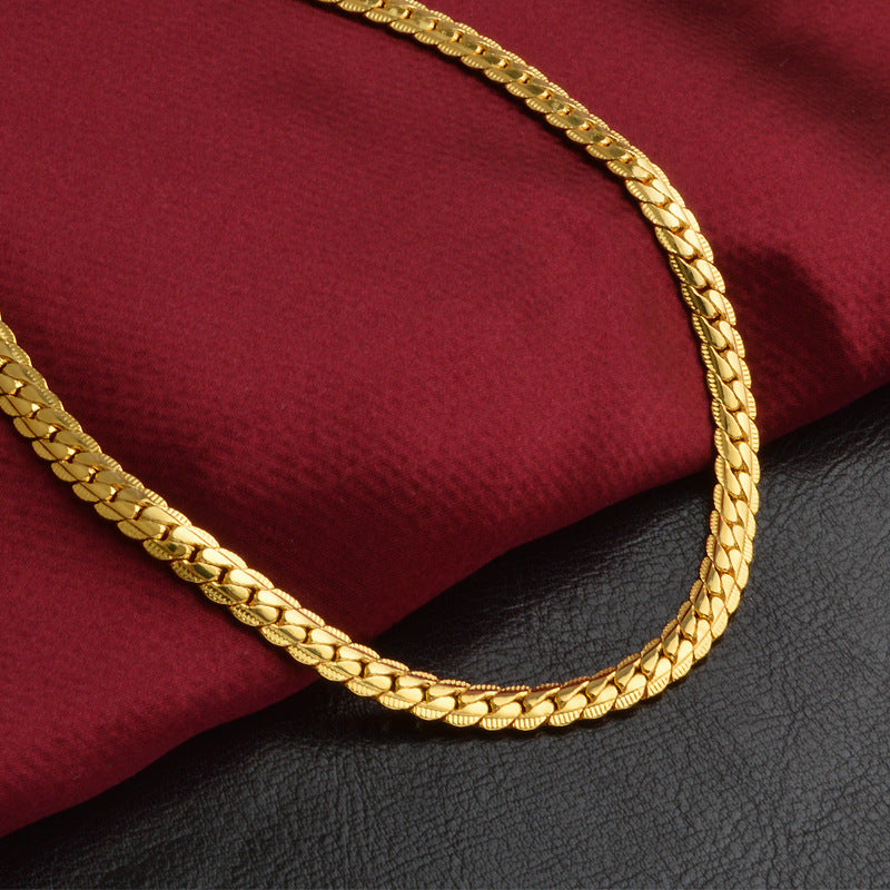 Elegant Gold-Plated Necklace – Timeless Shine for Every Style