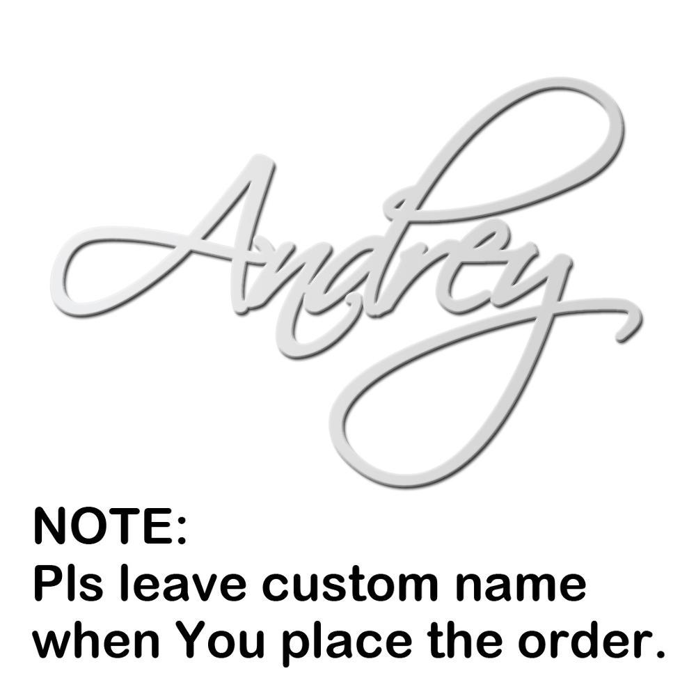 Custom Name Necklace – Full Diamond Letter Pendant in Titanium Steel