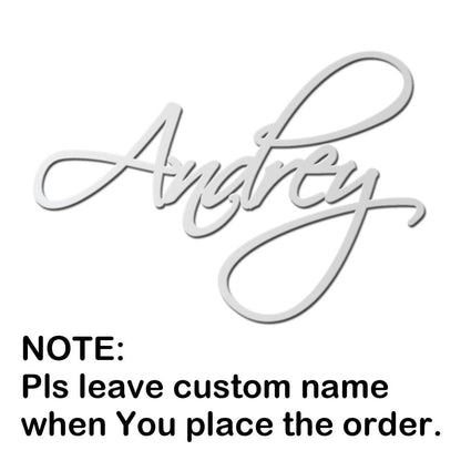 Custom Name Necklace – Full Diamond Letter Pendant in Titanium Steel