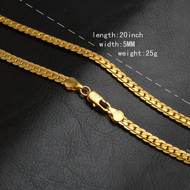 Elegant Gold-Plated Necklace – Timeless Shine for Every Style