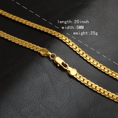 Elegant Gold-Plated Necklace – Timeless Shine for Every Style