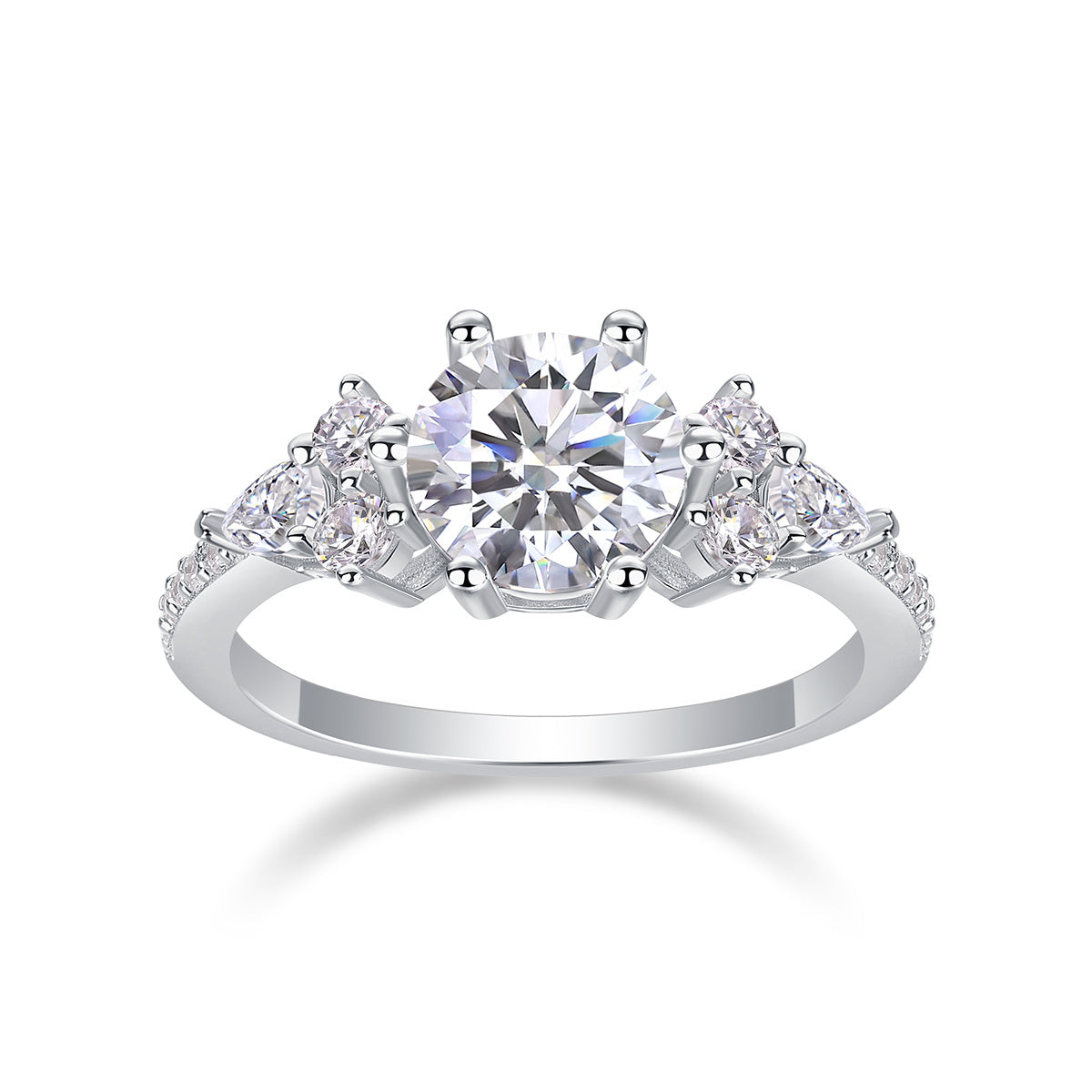 Luxury Moissanite Ring Ethically-Crafted Sparkle & Brilliance