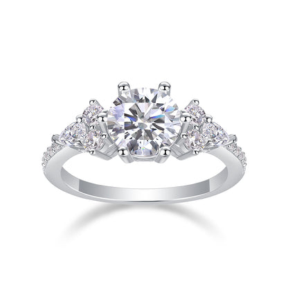 Luxury Moissanite Ring Ethically-Crafted Sparkle & Brilliance