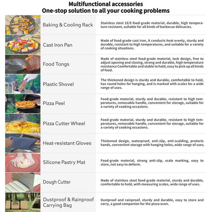 FiredStone™ Portable Wood-Fired Pizza Oven – Authentic Italian Pizza Anywhere