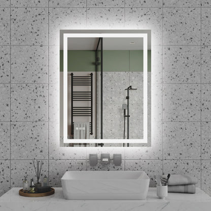 LuxeGlow™ LED Smart Bathroom Mirror – Fog-Free, Touch Control, Backlit Elegance