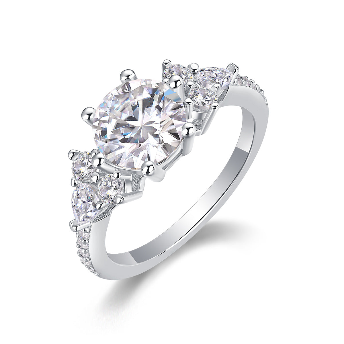 Luxury Moissanite Ring Ethically-Crafted Sparkle & Brilliance