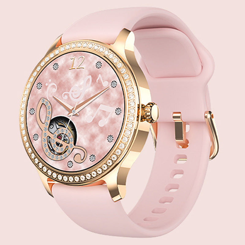 Women’s Smartwatch with Bluetooth Calling, Heart Rate, Fitness Tracker & Stylish Design – iOS & Android