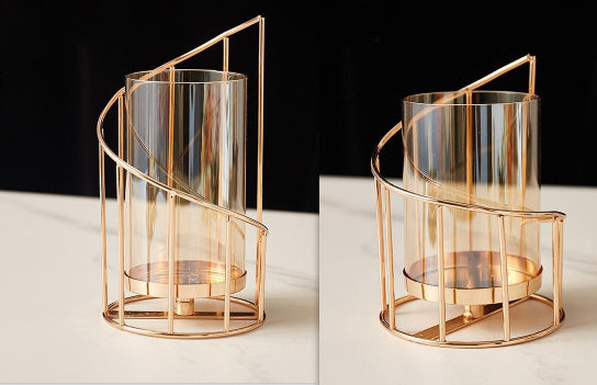 Nordic Romantic Candle Holder – Modern Scandinavian Decor for Cozy Home Ambience