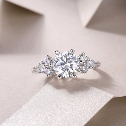 Luxury Moissanite Ring Ethically-Crafted Sparkle & Brilliance