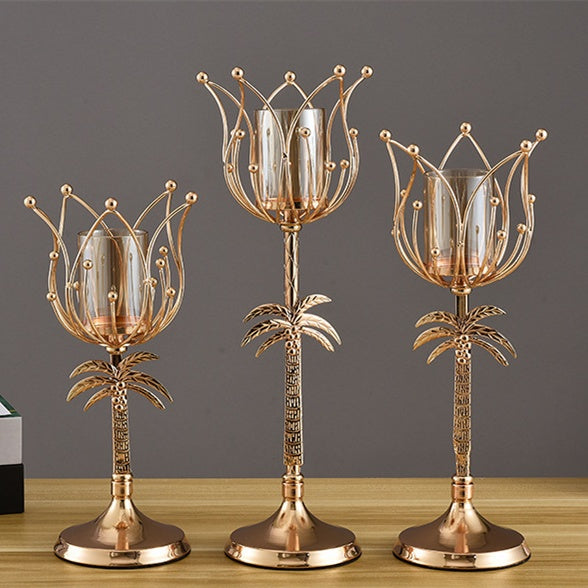 Wrought Iron Candle Holder