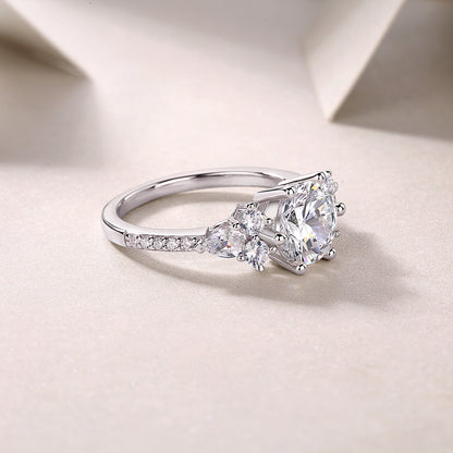 Luxury Moissanite Ring Ethically-Crafted Sparkle & Brilliance